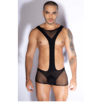 Mens Stocking One Piece Black- One Size